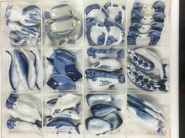 魚の箸置きのコレクション