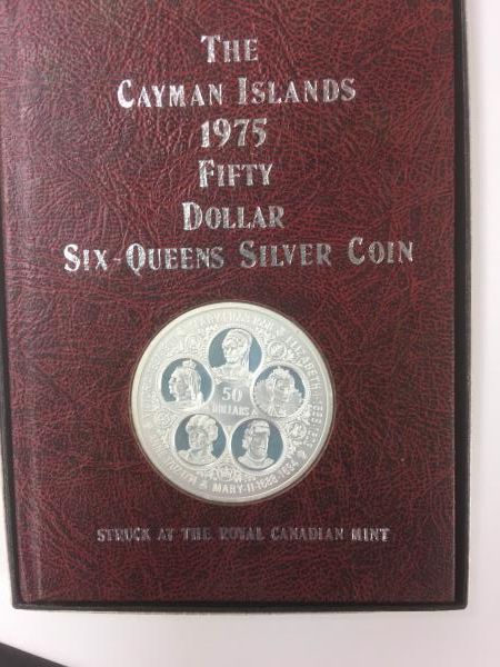 1975年のケイマン諸島記念銀貨