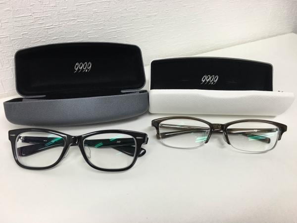 ９９９．９（フォーナインズ）の眼鏡フレームをお買取り致しました。